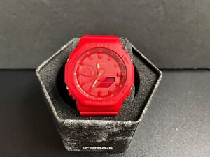 Casio G-Shock GA2100-4A Men's Watch Red Analog-Digital Watch NWT