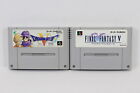 Lot 2 Final Fantasy V 5 & Dragon Quest V 5 SFC Super Famicom Japan Import I1269