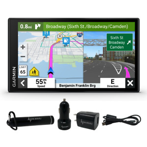 Garmin DriveSmart 66 6-inch Car GPS Navigator and Wearable4U Power Pack