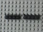 2 x LEGO Black Hinge Vehicle Roof Holder 1x4 Ref 4315 Set 1968 6975 6285 10040
