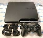 Sony PlayStation 3 PS3 Slim Console CECH-3001A 160GB W Controller & Cords
