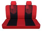Truck Seat Covers Fits 1991-1995 Ford Ranger Red and Black with Option Flag (For: 1995 Ford Ranger)