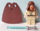 New Lego Star Wars Obi-Wan Kenobi Minifigure with Cape and Lightsaber -Episode 3