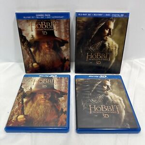 The Hobbit 3D - 2 Movie Bundle, Unexpected Journey & Desolation of Smaug (3D Blu