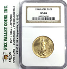 New Listing1986 $25 GOLD AMERICAN EAGLE 1/2 OZ GOLD NGC MS70 PERFECT GRADE! KEY DATE!