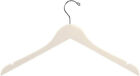 Wood Standard Hangers 50 Ivory Wooden Dress Shirt Clothes Garment Clothing 17