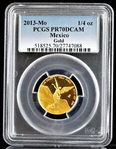 2013-Mo 1/4 oz  Mexico Gold Libertad PCGS PR70DCAM