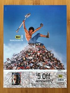 2003 BEST BUY Video Games Print Ad/Poster Homeworld 2 Promo Art Coupon Authentic