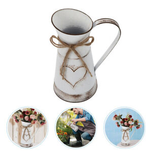 New ListingMetal Flowerpot Rustic Table Centerpiece Shabby Chic Decor Decorative Vase