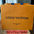 LOUIS VUITTON 8.5” x 7” X 4.5” Authentic Paper Shopping Tote Bag Small Orange