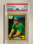 1987 TOPPS - JOSE CANSECO #620 - ALL-STAR ROOKIE CUP - PSA 9 MINT