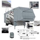 Deluxe 4 Layer 5th Wheel RV Motorhome Camper Storage Cover All Weather