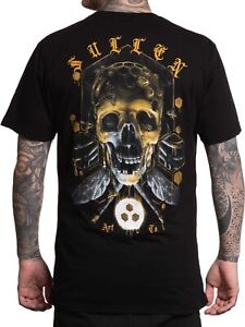 Sullen Men's Honey Badge Short Sleeve Premium T-shirt Tattoo Style Skull Art Tee