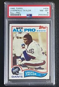 New Listing1982 Topps #434 Lawrence Taylor RC PSA 8 NM-MT Rookie