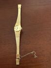 Womens Vintage Seiko Watch 110310 Gold Tone Petite wristwatch for ladies