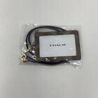 Coach Badge ID Lanyard Holder in Signature Canvas