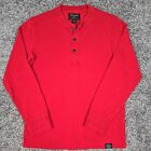Filson Shirt Men’s Small Red Double Layer Henley Pullover Long Sleeve 20967705