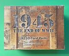2021 HISTORIC AUTOGRAPHS 1945 THE END OF THE WAR WW2 SEALED BLASTER BOX 6 PACKS