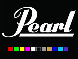 Pearl Drums Logo Vinyl Decal Die Cut Sticker