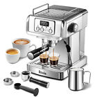 ILAVIE 20 Bar Espresso Machine Cappuccino Coffee Maker with Steam Wand 1-2 Cup