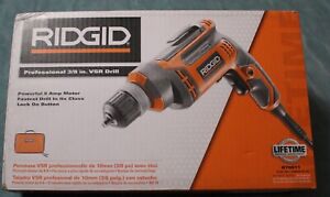 Ridgid Professional 3/8 in VSR Drill - 8 AMP Motor - Corded - R70011 - NEW