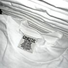 VTG Oneita M Blank White T Shirt 90s Basic Rap Single Stitch Lot Collection