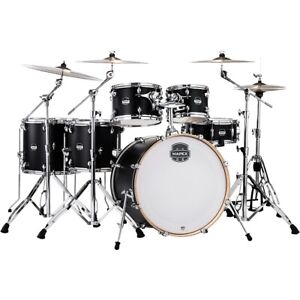 Mapex Mars Maple Studioease 6-Piece Shell Pack with 22 in. Bass Drum Matte Black