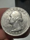 1985 Quarter Dollar P Washington Coin Great Condition Error On In God