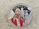 2013 Republic of Palau 1$ Silvered Rare Coin ,John Paul II Visit to LT'' New