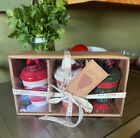 New in Gift Box Set of 3 Rae Dunn Coffee Christmas Ornaments Latte Mocha Frap