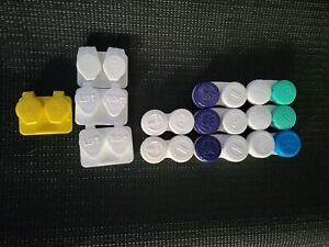 Lot of 12 contact lens cases