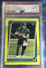 2021 Donruss Trevor Lawrence Yellow Press Proof Psa 10 Rated Rookie #251