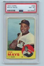 New Listing1963 Topps Willie Mays PSA 8 #300 NM-MT