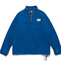 Human Made Fleece Stand Collar Pullover Blue Size XXL Authentic & Brand New