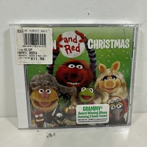 A Green and Red Christmas * by The Muppets (CD, Walt Disney) Cracked Case