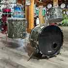 Vintage Rogers Holiday 3pc Drum Set Black Diamond Pearl (Late '60s)