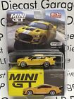 MINI GT 2022 Ford Mustang Shelby GT500 Yellow 1:64 Diecast MiJo Exclusive Snake