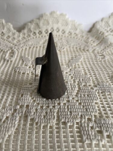 New ListingAntique Witches Hat Candle Snuffer With Finger  Small Size