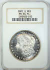 1881-S Morgan Dollar $1 NGC Fatty MS64PL - Prooflike