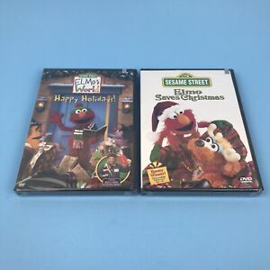 NEW & SEALED Elmo Christmas DVDs / Lot of 2 / Sesame Street