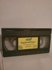 Sesame Street Sing Yourself Silly VHS Tape 1990 Home Video Movie Cartoon Show
