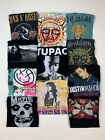 LOT 18 Music Pop Rock Rap Band Tees Modern Shirt Graphic Tour Concert Wholesale
