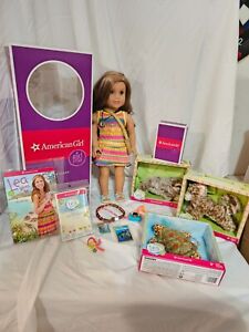 American Girl Doll Retired Lea Clark with 3 Animals and Accessories