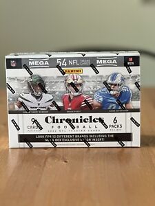 2022 Chronicles NFL Football Trading Cards Mega Box - Factory Sealed
