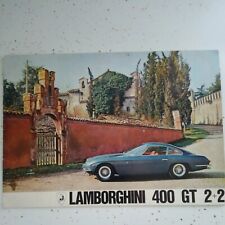 Lamborghini 400 Sales Brochure_400 GT 2+2_GENUINE_Vintage Factory Literature
