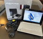 ACER ASPIRE ONE MODEL ZG5 WHITE LAPTOP COMPUTER & New Accessory Kit