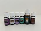 Young Living Essential Oils Lot Of 6 Caraway Rutavala Grounding Cypress