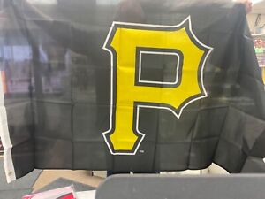 PITTSBURGH PIRATES FLAG 3X5 BANNER 3 X 5 NEW FAST FREE SHIPPING PITTS PIRATE
