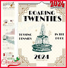 2024 Roaring Twenties Calendar Wall Calendar,12 Monthly Calendar Planner US