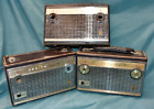 Pair Of Zenith Royal 710 Parts Radios Plus One Case With Speaker